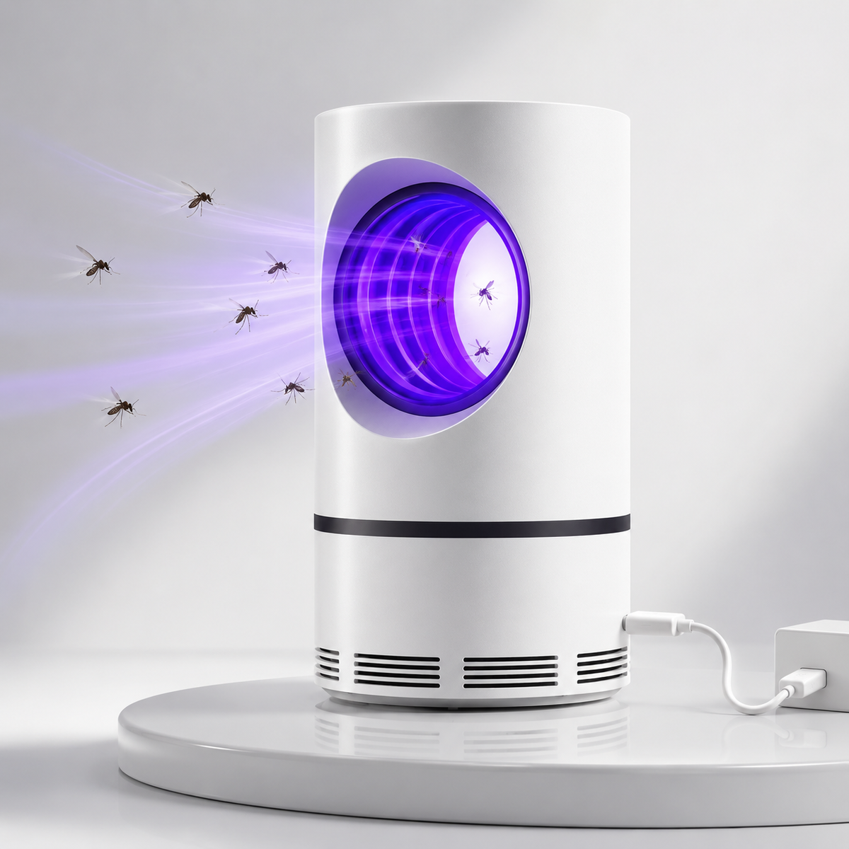 Lámpara antimosquitos NOCTIA con luz UV violeta